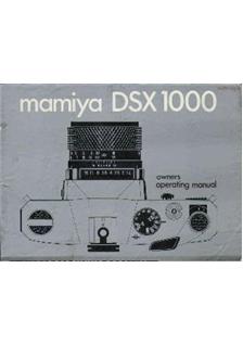 Mamiya DSX 1000 manual. Camera Instructions.